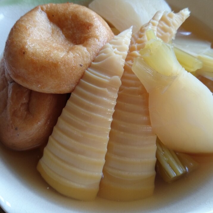 カブと竹の子の煮物♪